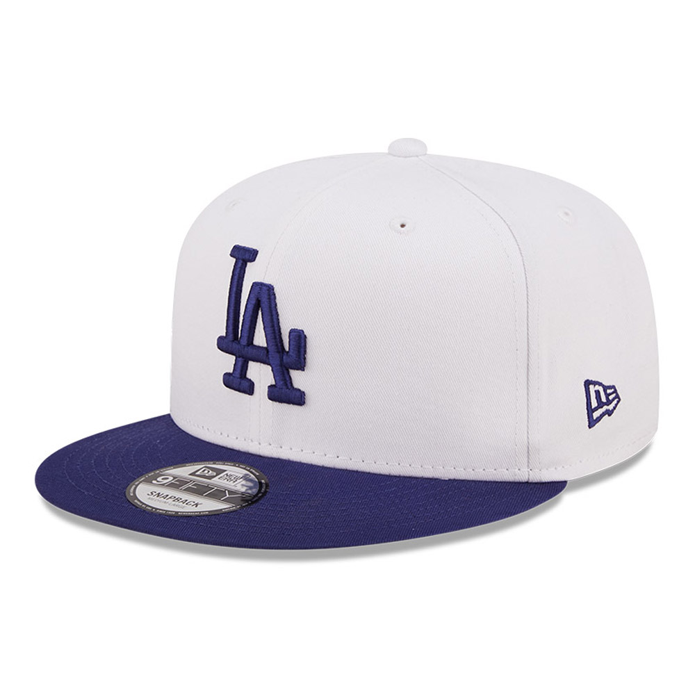LA Dodgers White 9FIFTY Snapback Cap