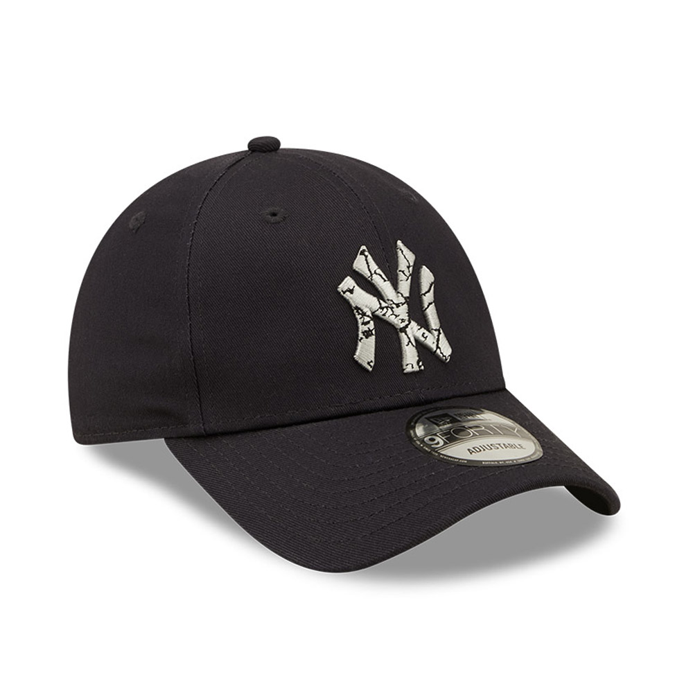 New York Yankees Marble Infill Kids Navy 9FORTY Adjustable Cap
