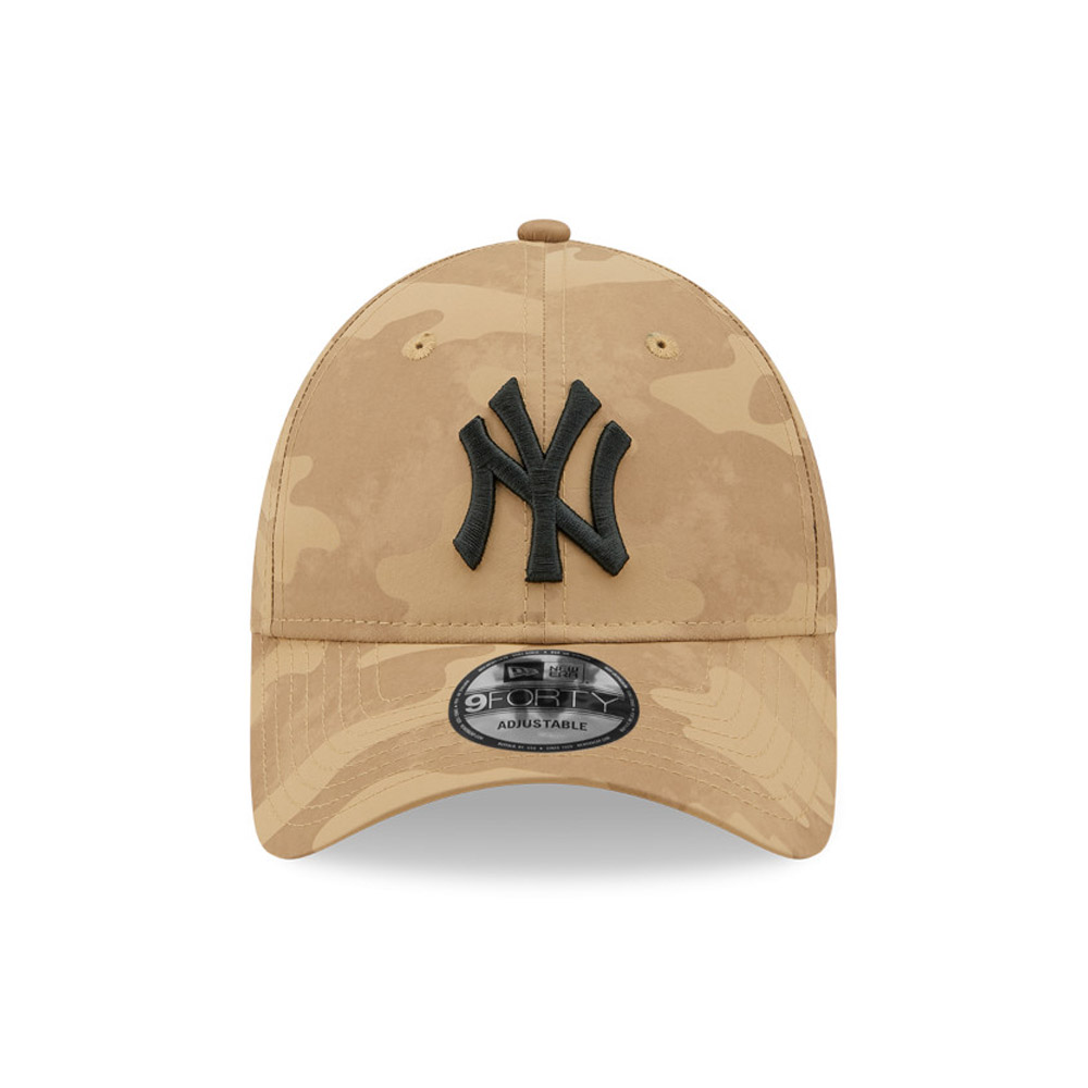 New York Yankees Tonal Camo Beige 9FORTY Adjustable Cap