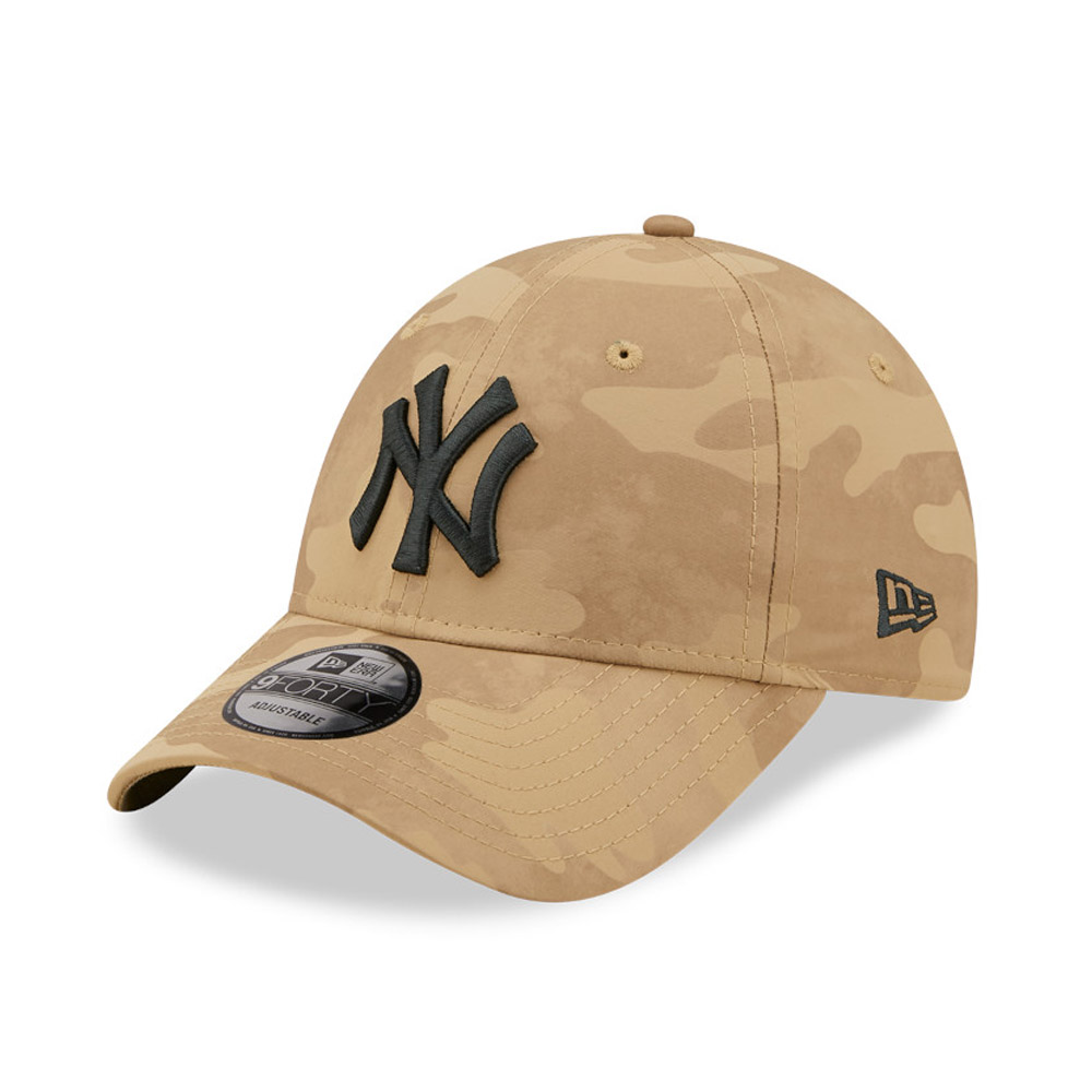New York Yankees Tonal Camo Beige 9FORTY Adjustable Cap
