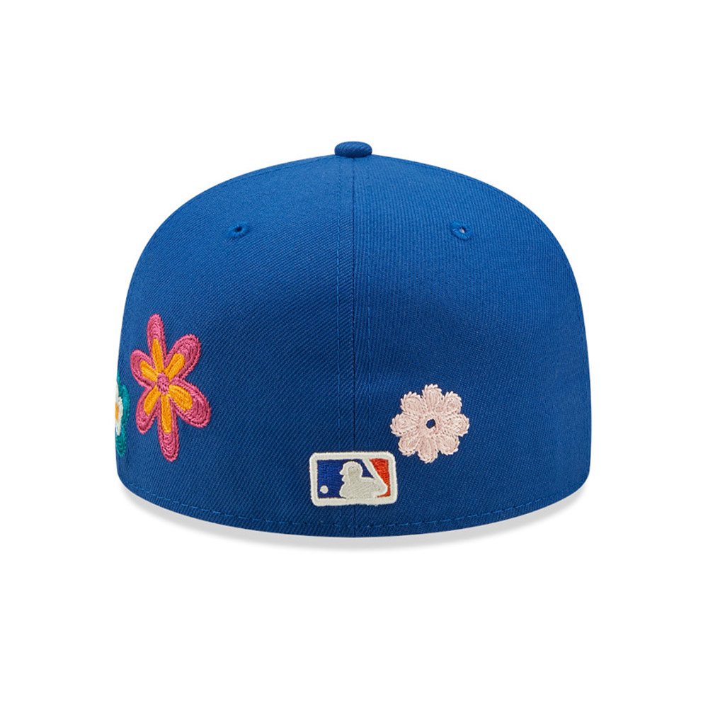 Official New Era New York Mets Mlb Floral Bright Royal Blue 59fifty Fitted Cap B6891 281 New