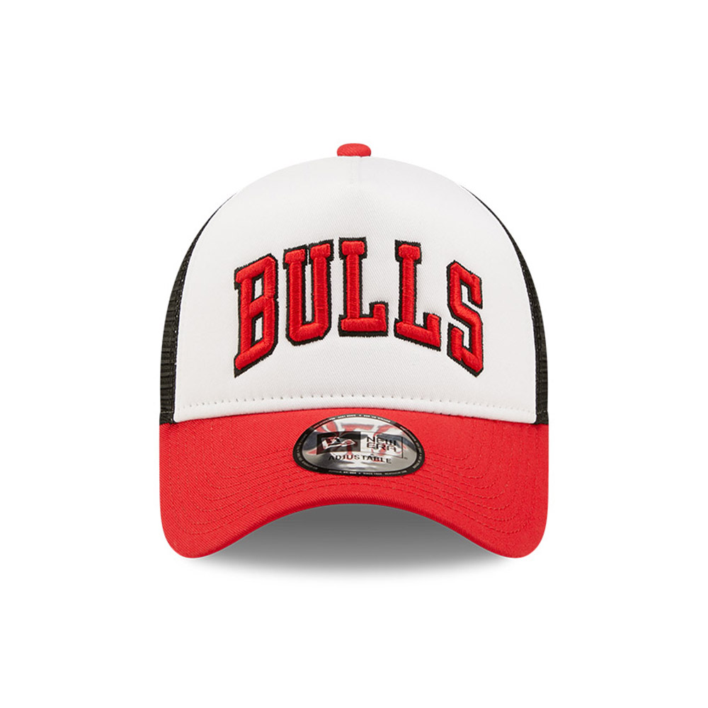 Chicago Bulls Team Colour Red A-Frame Trucker Cap