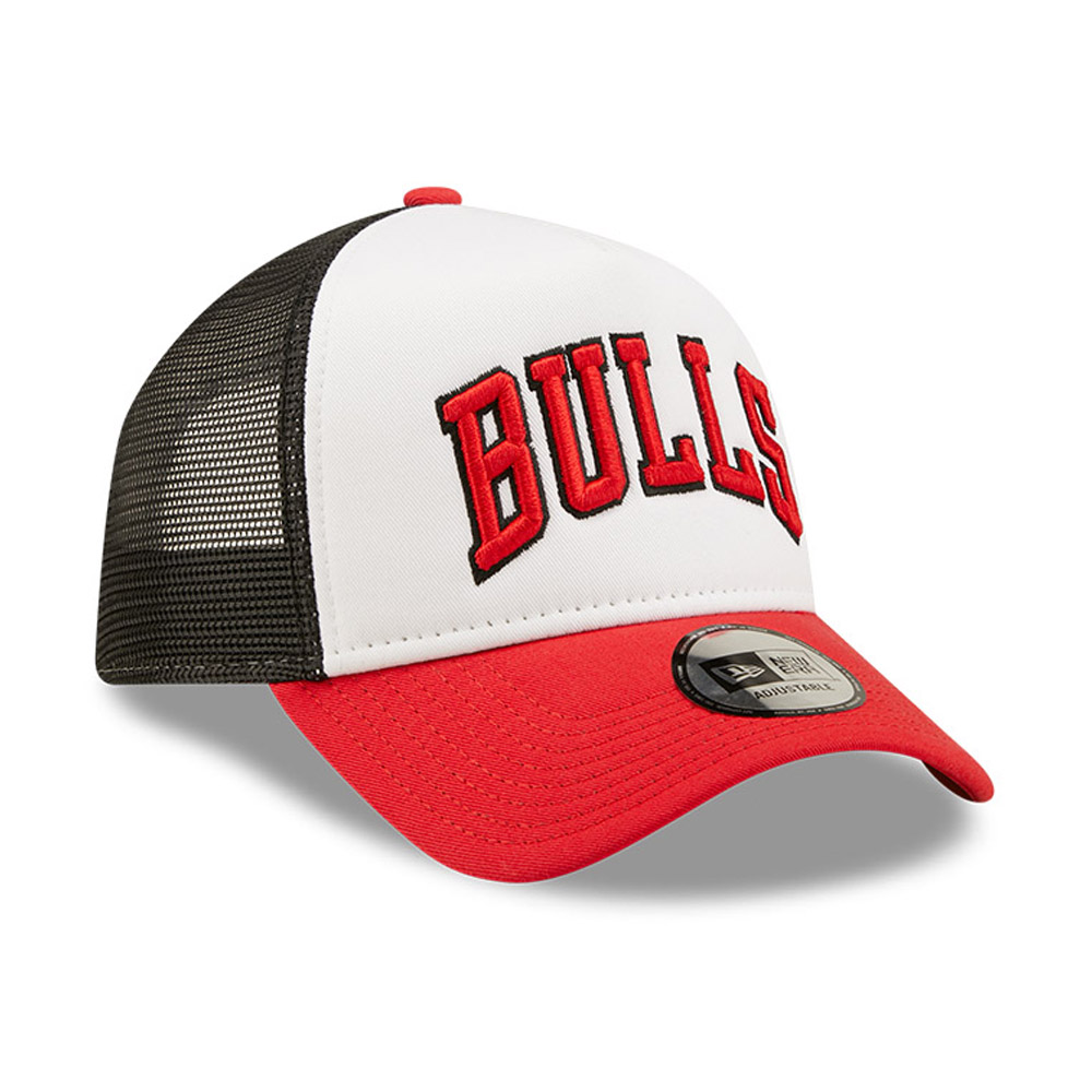 Chicago Bulls Team Colour Red A-Frame Trucker Cap