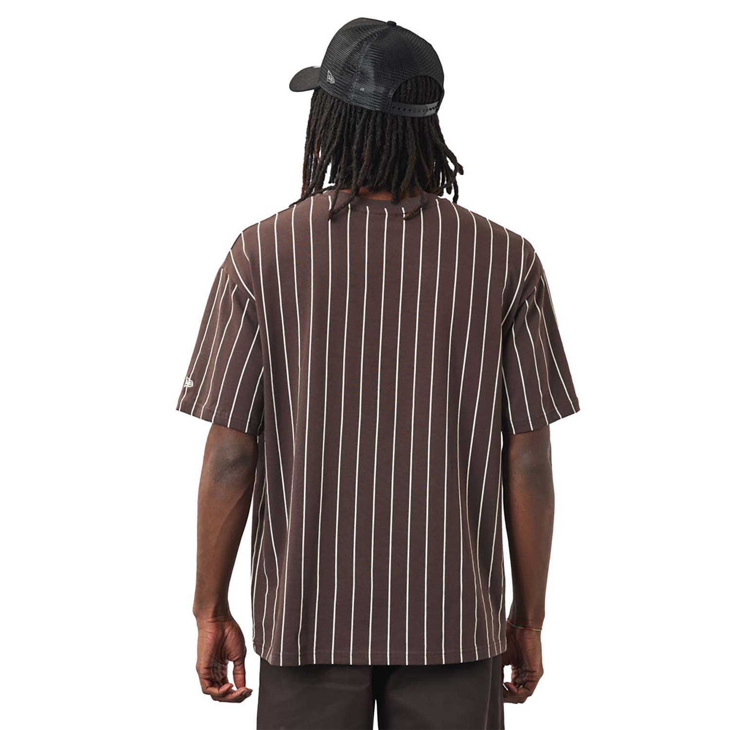 New Era Pinstripe Brown T-Shirt
