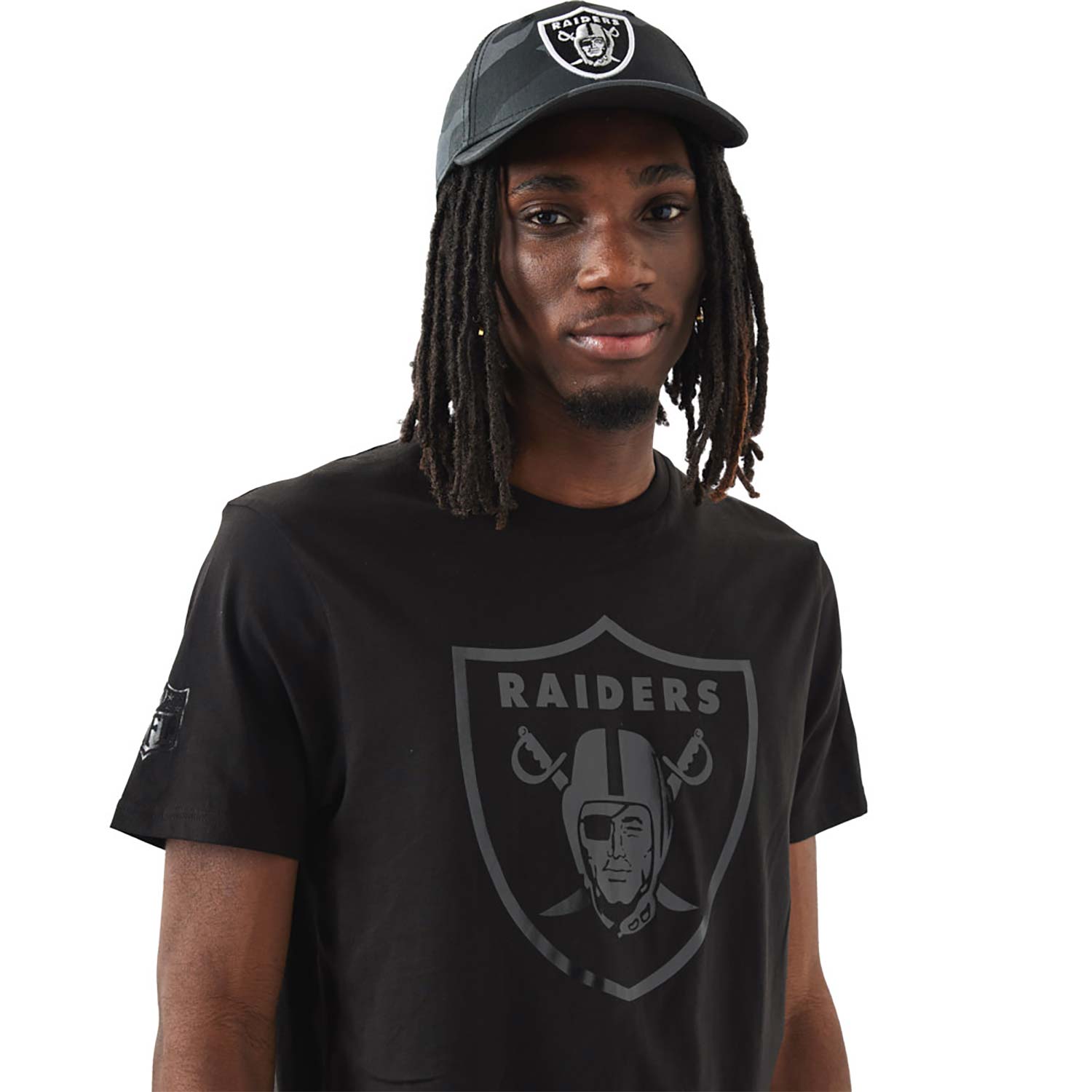 Las Vegas Raiders NFL Foil Black T-Shirt