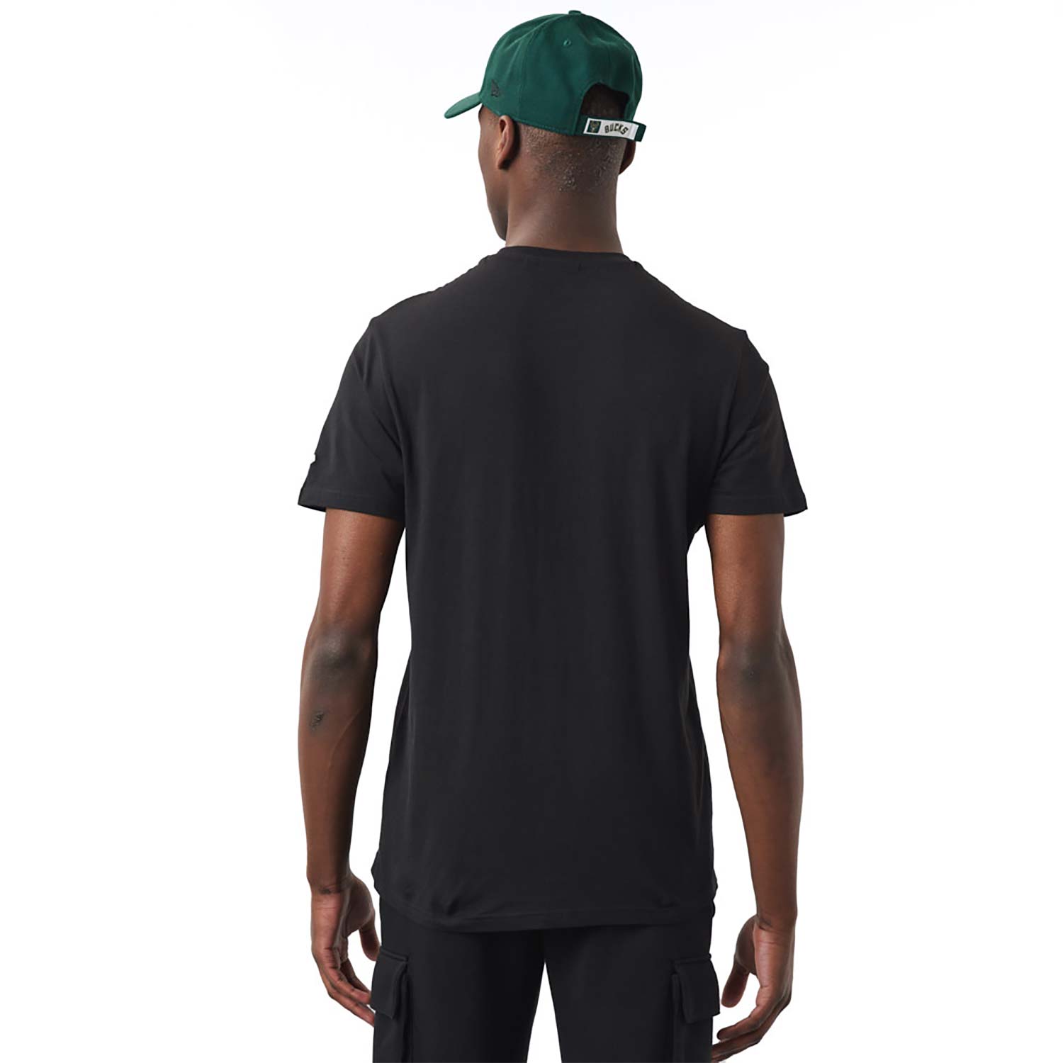 Milwaukee Bucks NBA Script Black T-Shirt