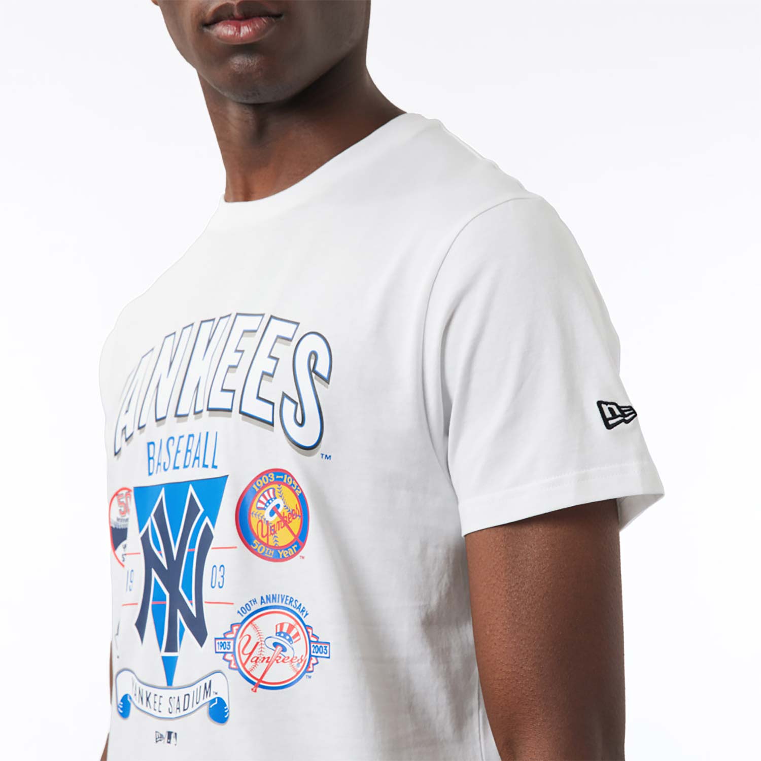 Official New Era New York Yankees MLB Champ Series White T-Shirt B7038 ...