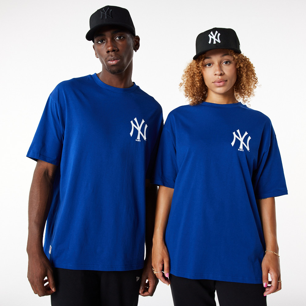 New York Yankees League Essential Blue Oversized T-Shirt