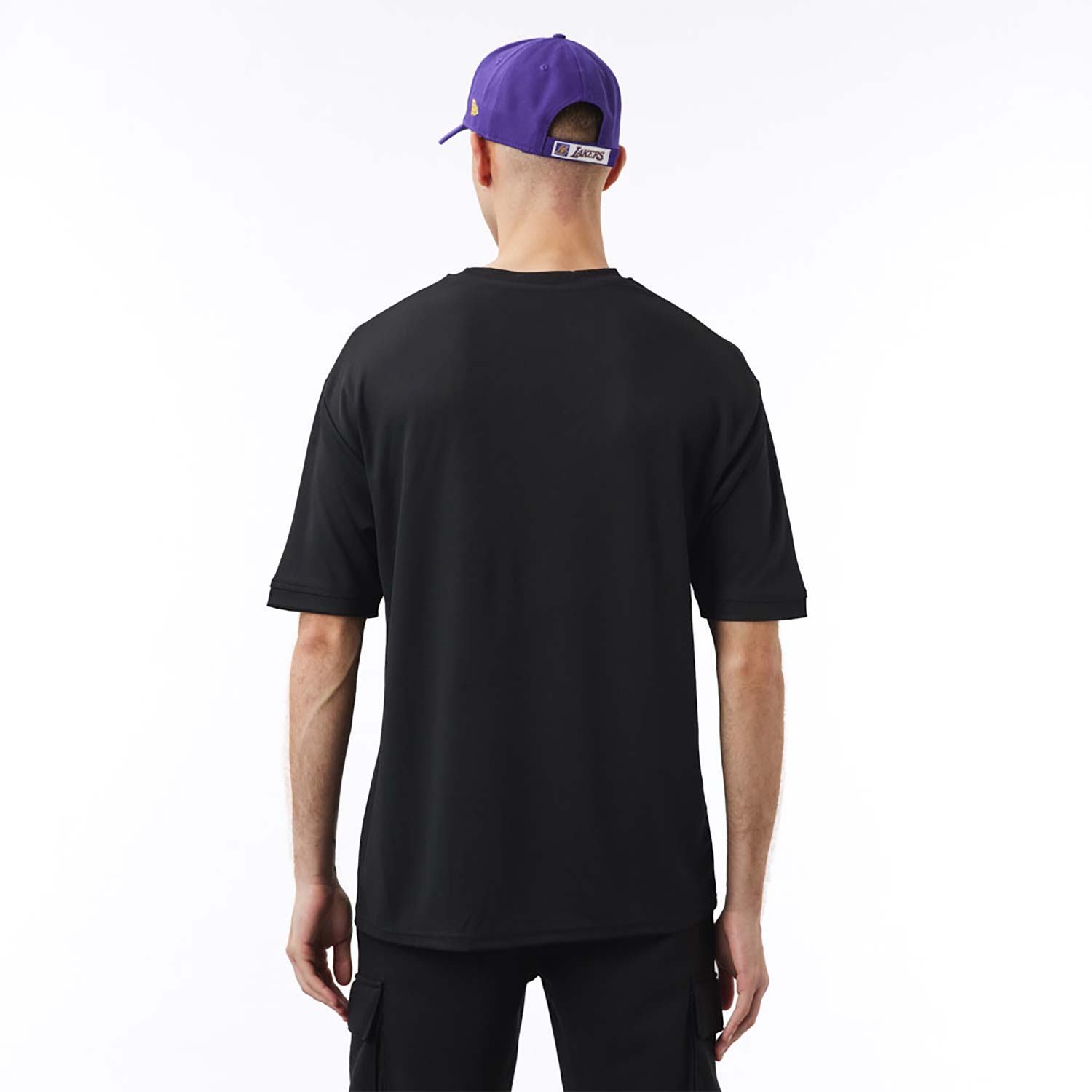 LA Lakers NBA Script Black T-Shirt