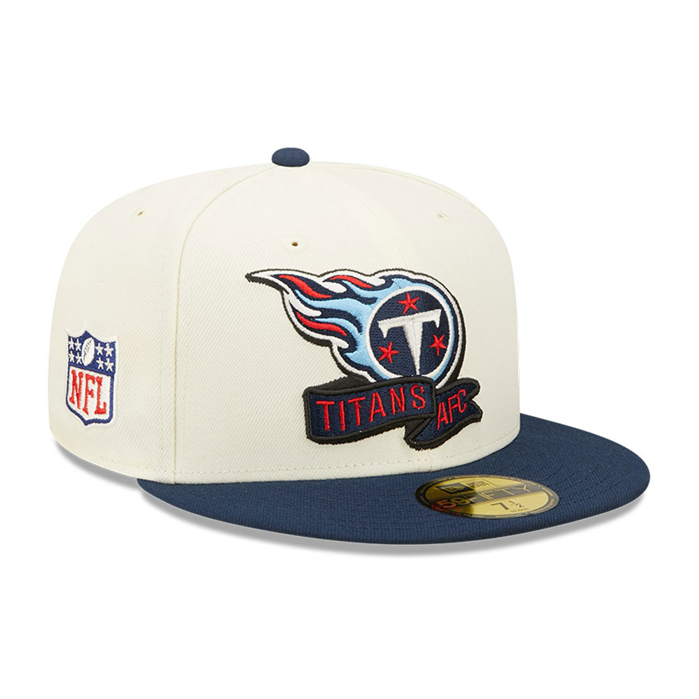 Tennessee Titans NFL Sideline 2022 White 59FIFTY Fitted Cap