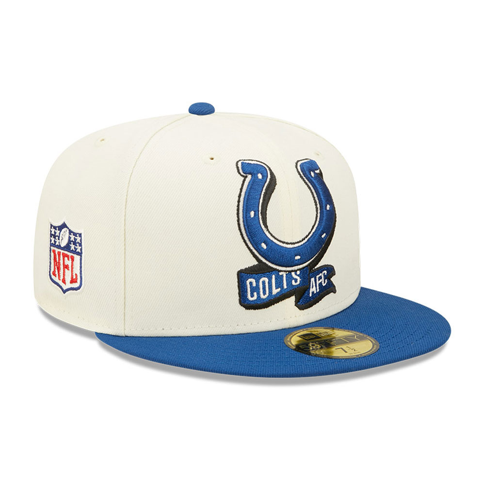 Indianapolis Colts NFL Sideline 2022 White 59FIFTY Fitted Cap