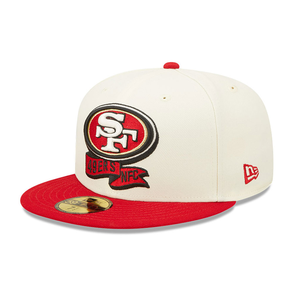 San Francisco 49ers NFL Sideline 2022 White 59FIFTY Fitted Cap