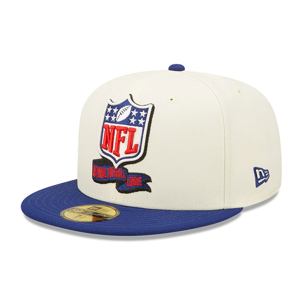 Official New Era NFL Official Logo NFL 22 Sideline Chrome White 59FIFTY ...