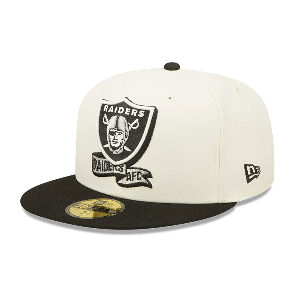 Las Vegas Raiders NFL Sideline 2022 White 59FIFTY Fitted Cap