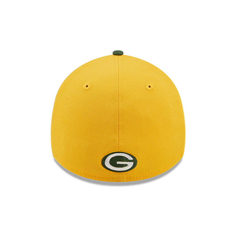 Green Bay Packers NFL Sideline Yellow 2022 39THIRTY Stretch Fit Cap