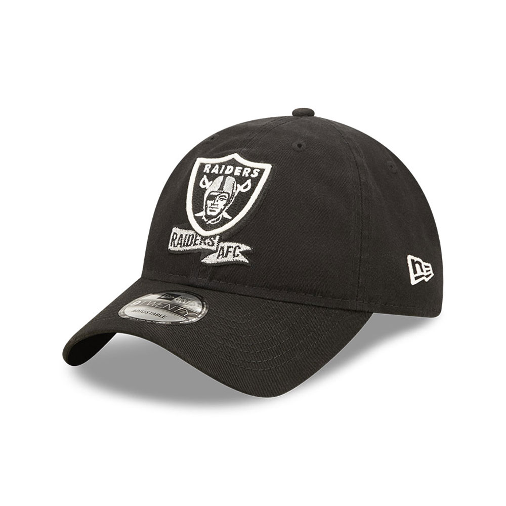 Las Vegas Raiders NFL Sideline 2022 Black 9TWENTY Adjustable Cap