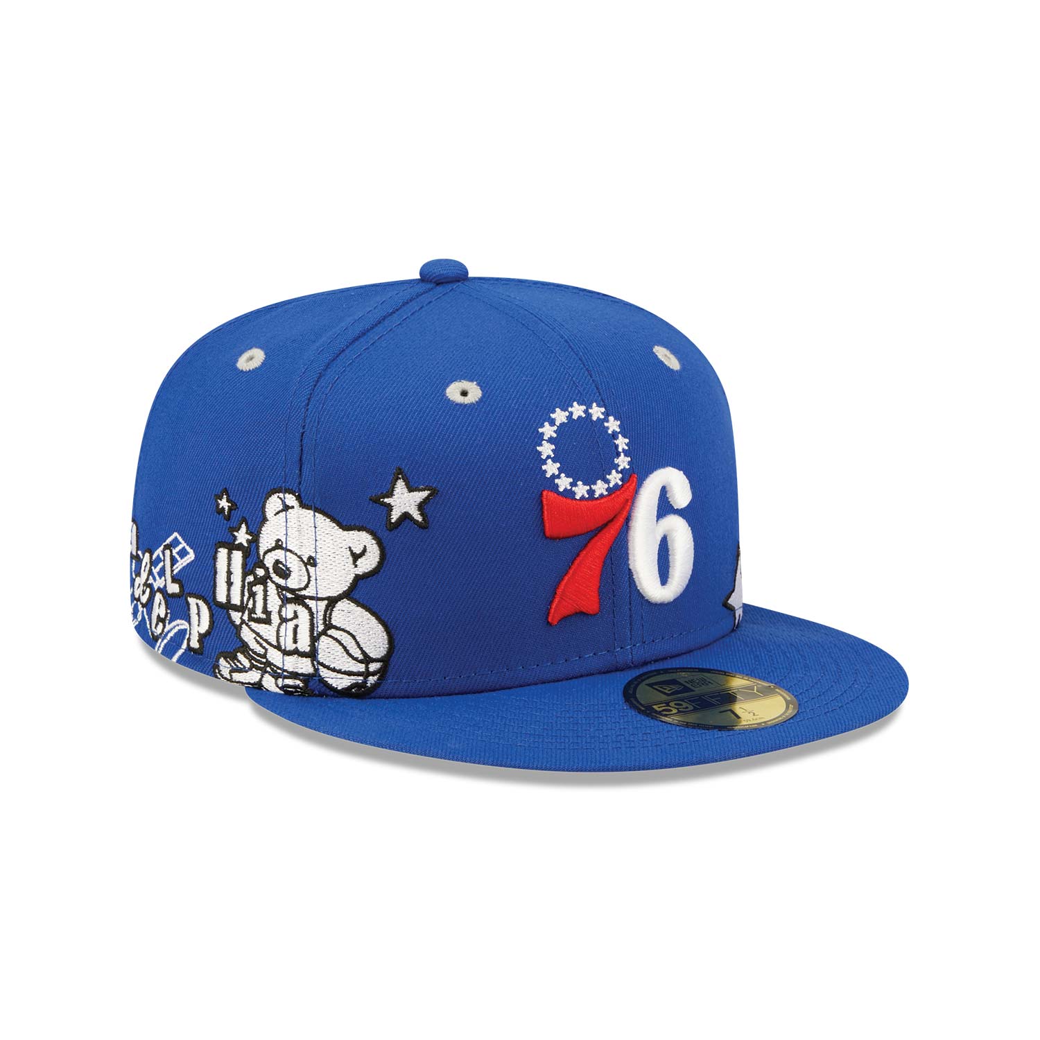 Philadelphia 76ers Teddy Blue 59FIFTY Fitted Cap