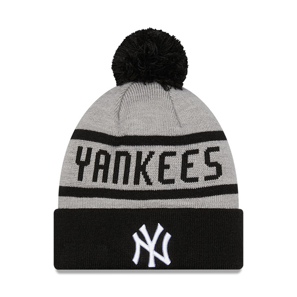 New York Yankees Grey Beanie Hat