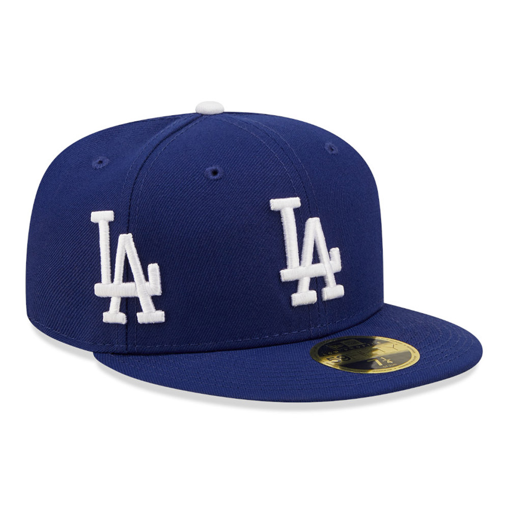 LA Dodgers Logo Navy 59FIFTY Low Profile Fitted Cap