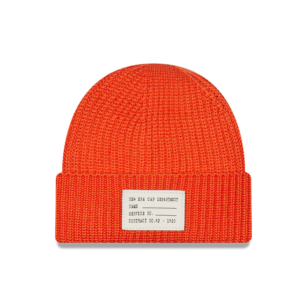 New Era Wool Orange Beanie Hat