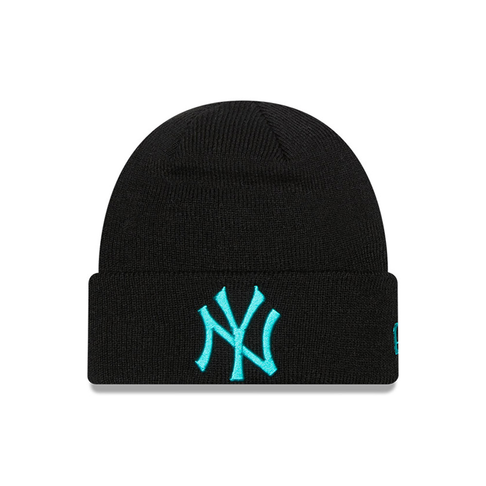 New York Yankees League Essential Kids Black Beanie Hat