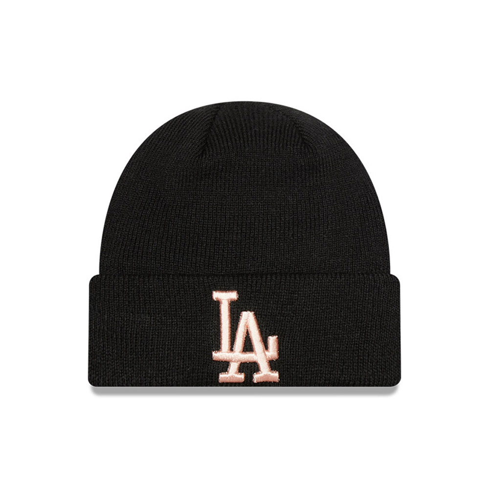 LA Dodgers League Essential Toddler  Black Beanie Hat