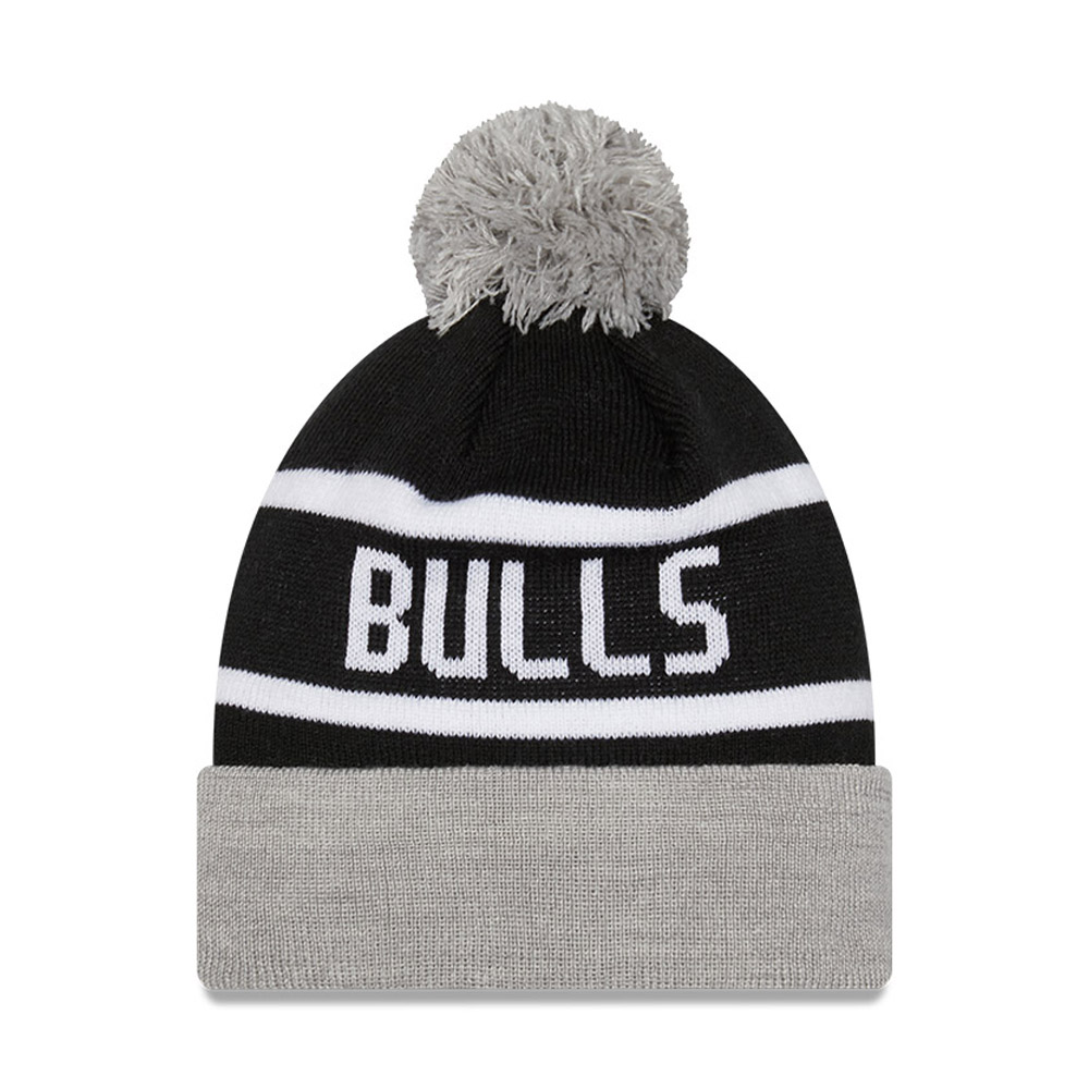 Chicago Bulls Kids Black Beanie Hat