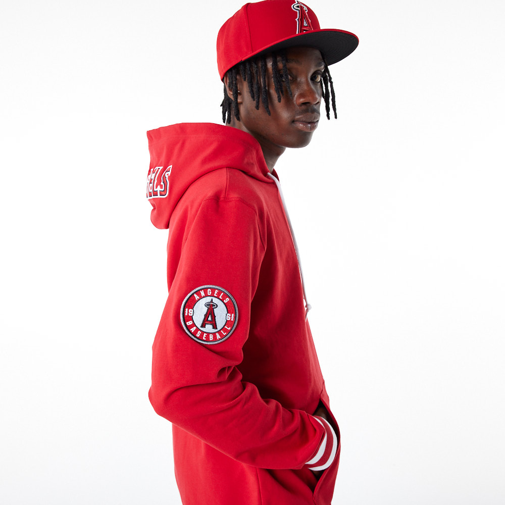 LA Angels MLB Logo Select Red Hoodie
