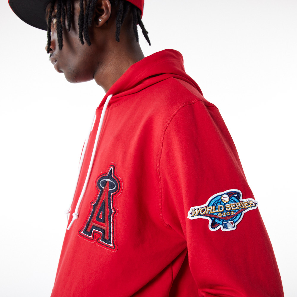 LA Angels MLB Logo Select Red Hoodie