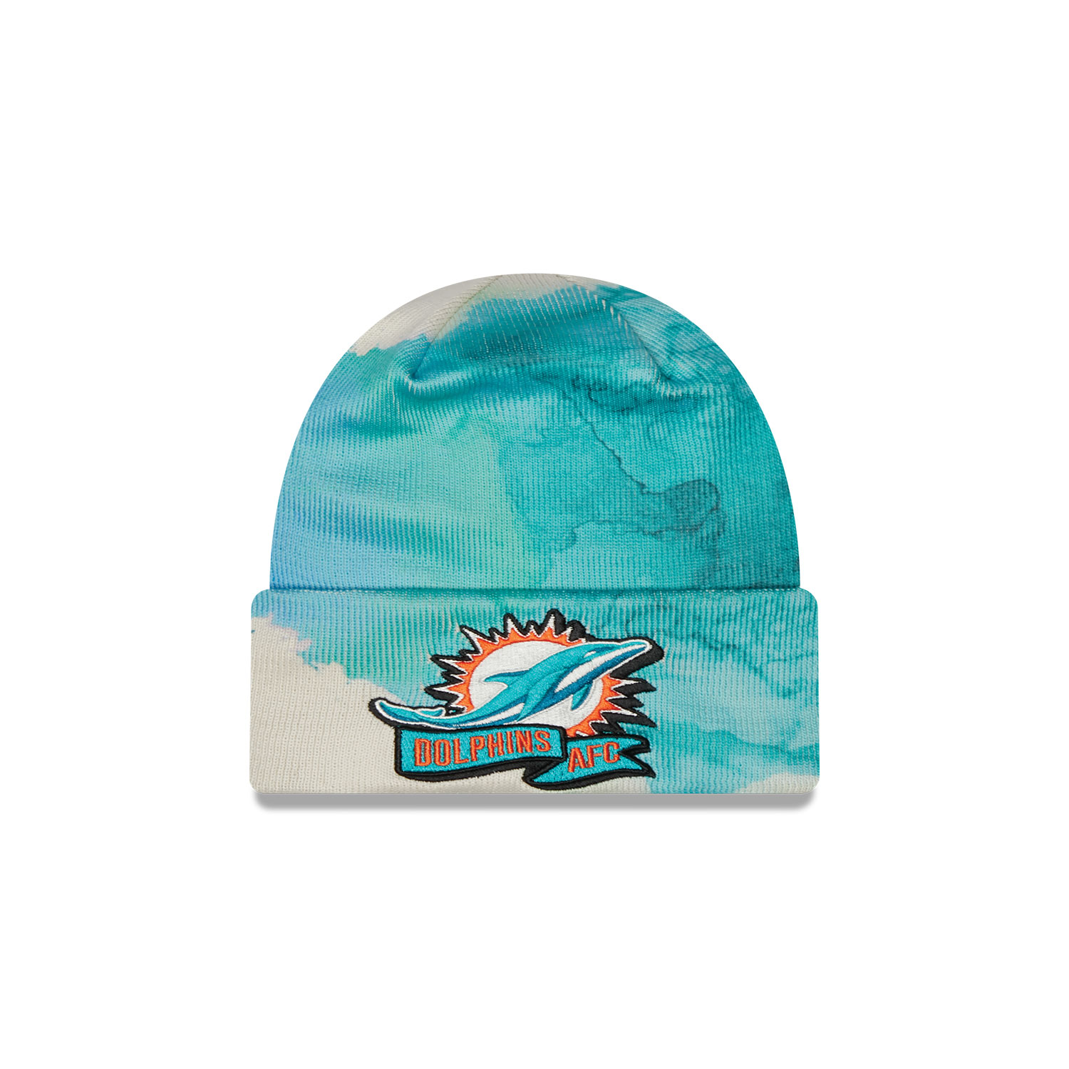Miami Dolphins NFL Sideline Teal Beanie Hat