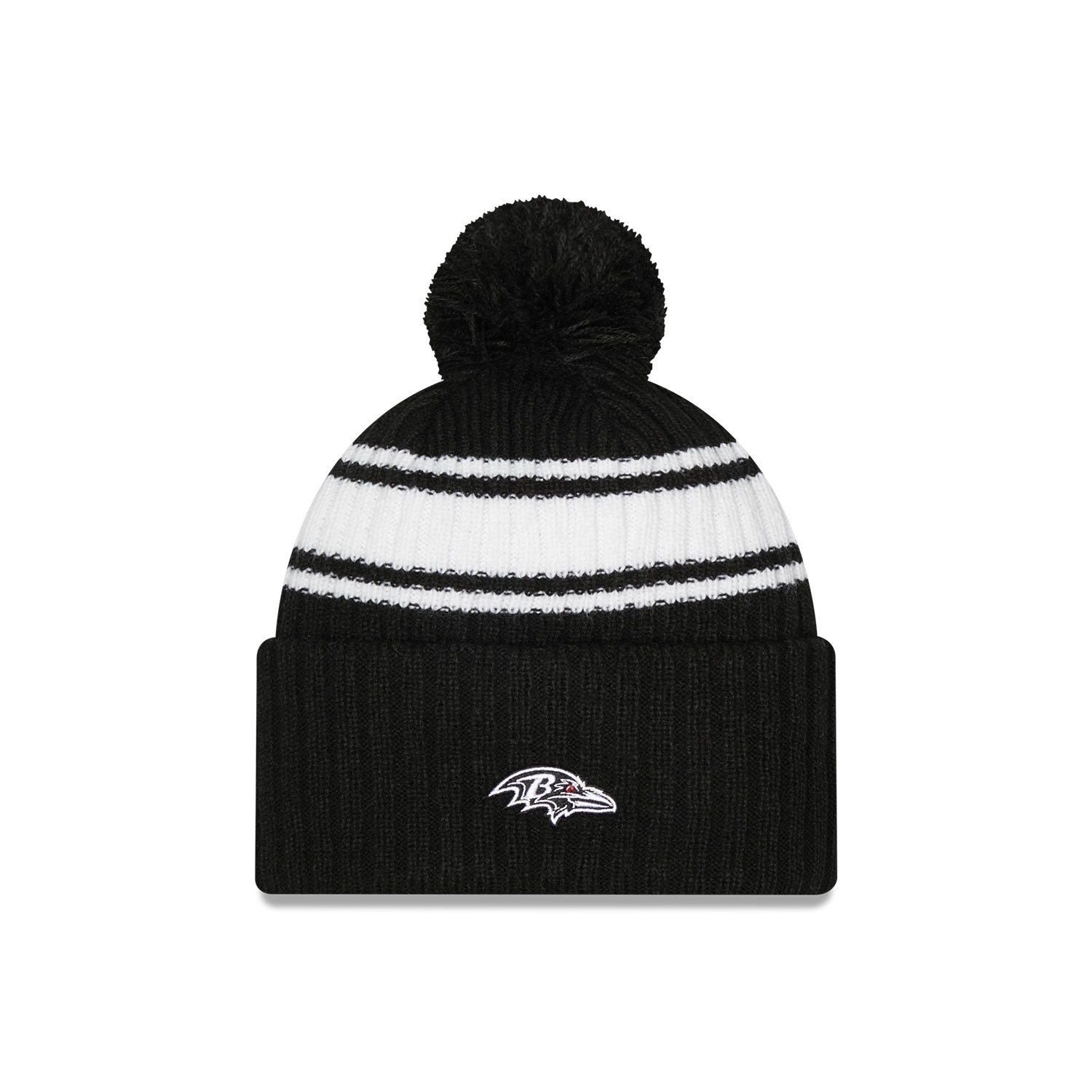 Baltimore Ravens NFL Sideline Black Beanie Hat