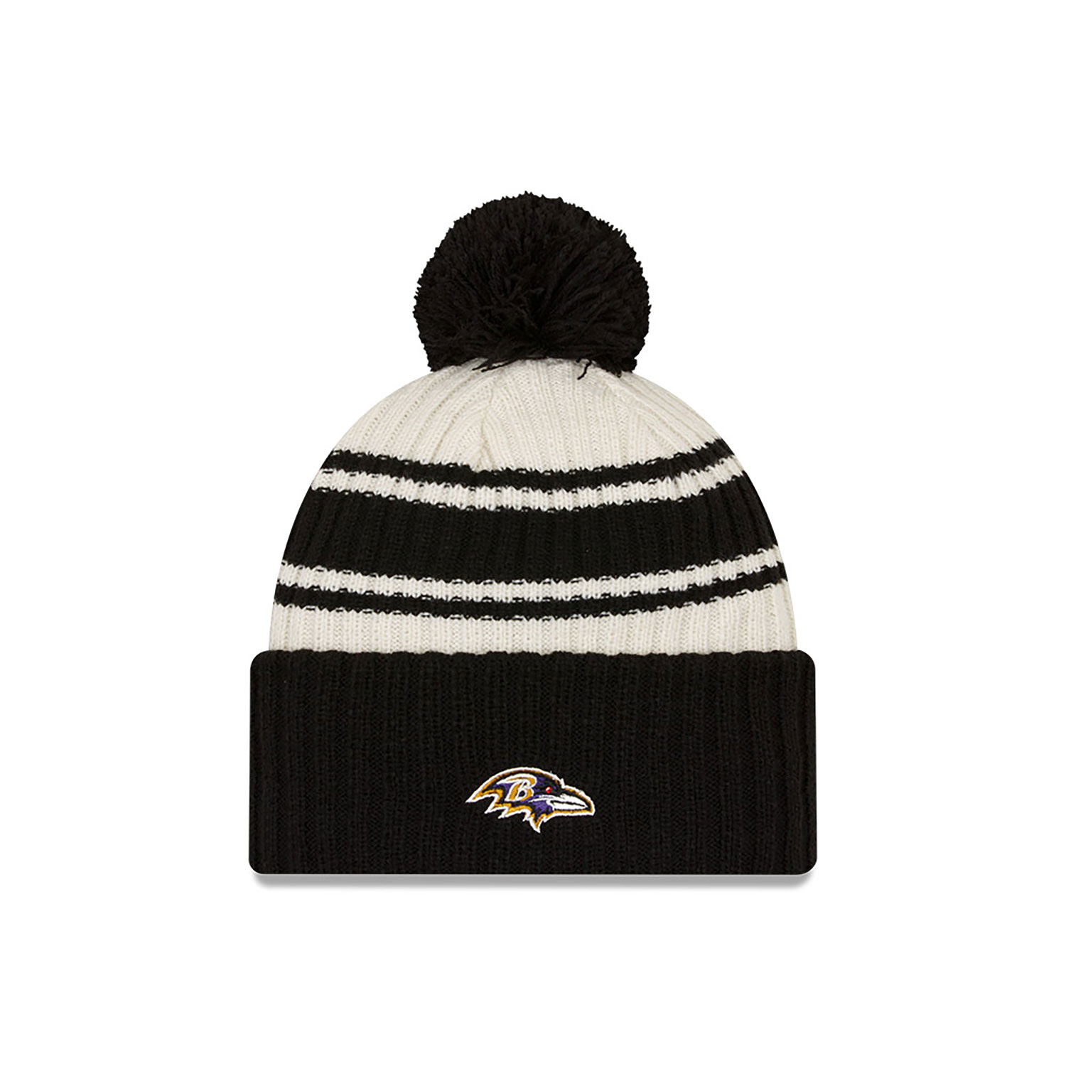 Baltimore Ravens NFL Sideline Black Beanie Hat