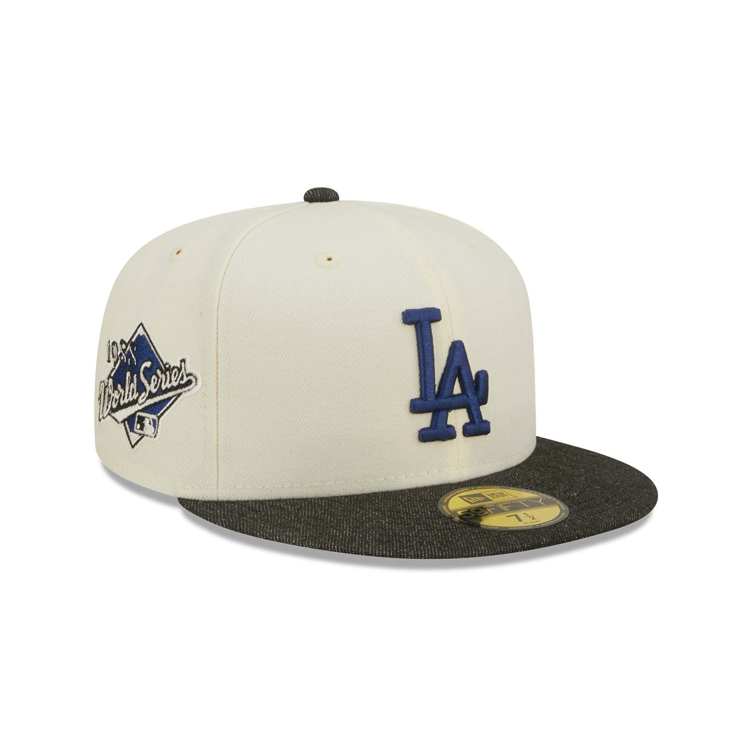 Official New Era LA Dodgers MLB Two Tone Chrome White 59FIFTY Fitted ...