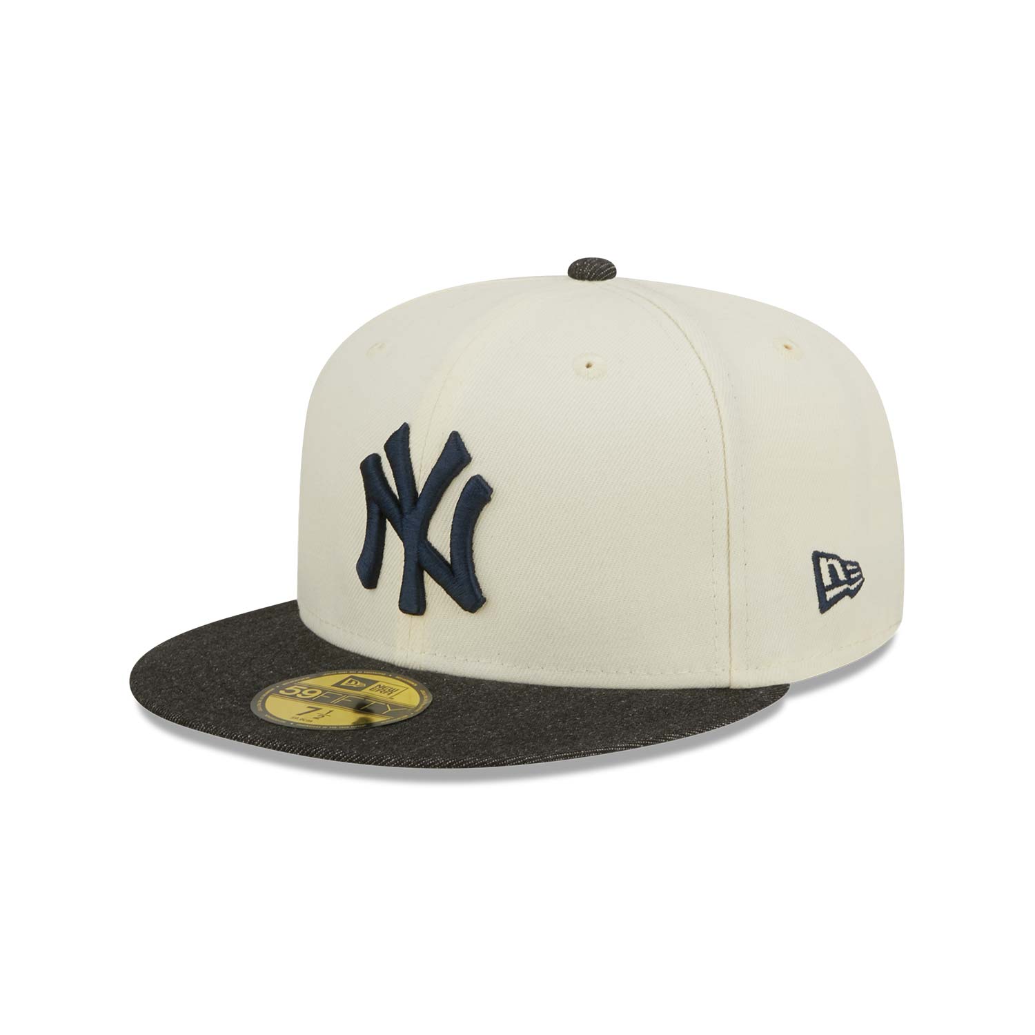Official New Era New York Yankees MLB Two Tone Chrome White 59FIFTY ...