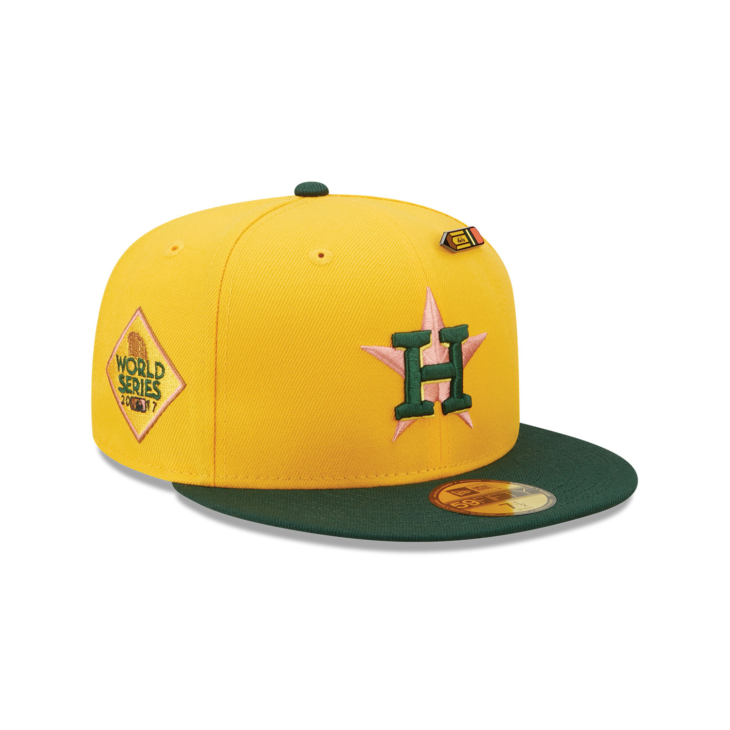 Houston Astros Back to School Yellow 59FIFTY Fitted Cap