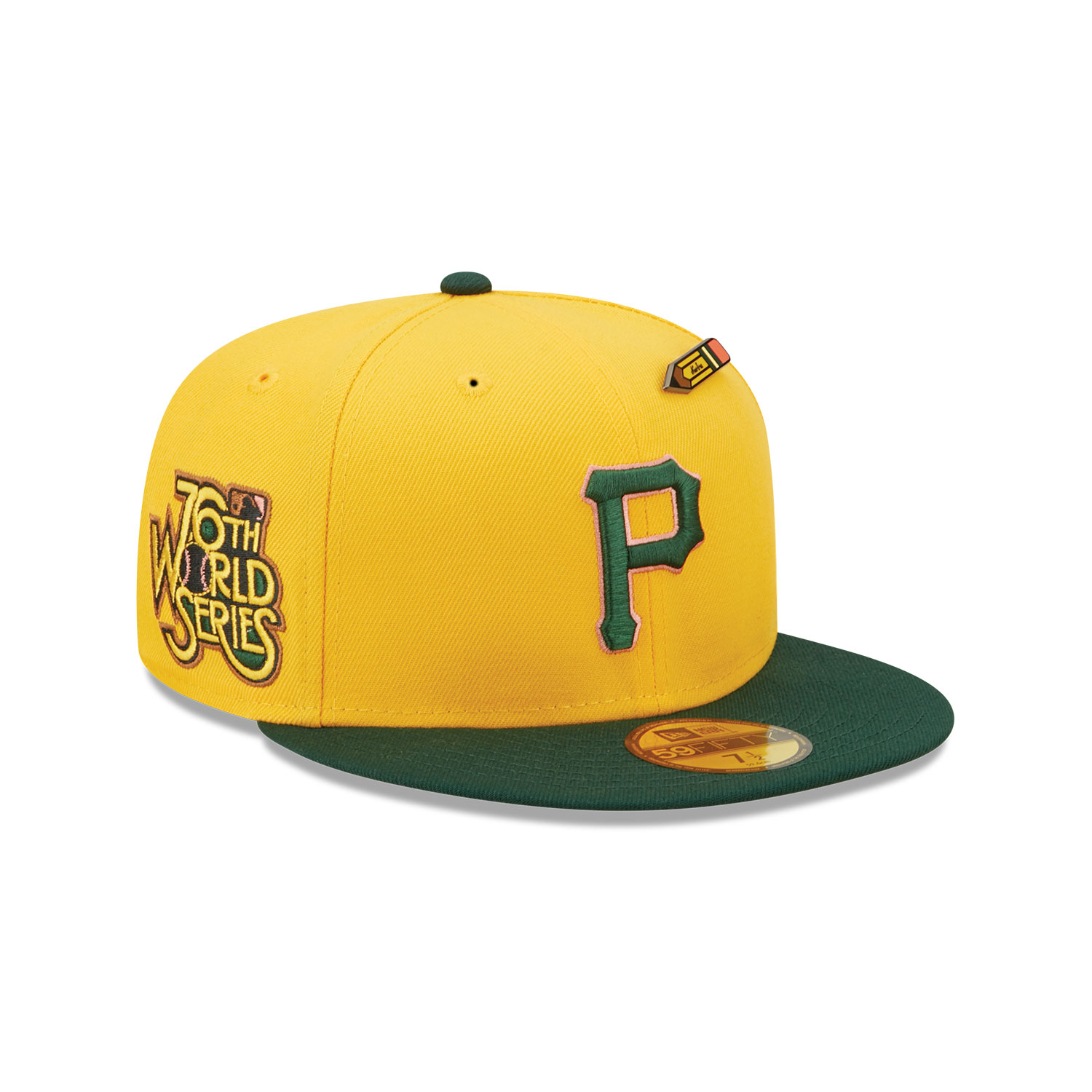 Pittsburgh Pirates Back to School Yellow 59FIFTY Fitted Cap