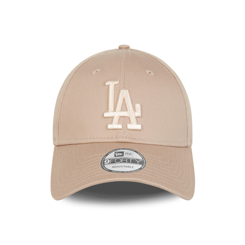 LA Dodgers MLB Colour Essentials Beige 9FORTY Adjustable Cap