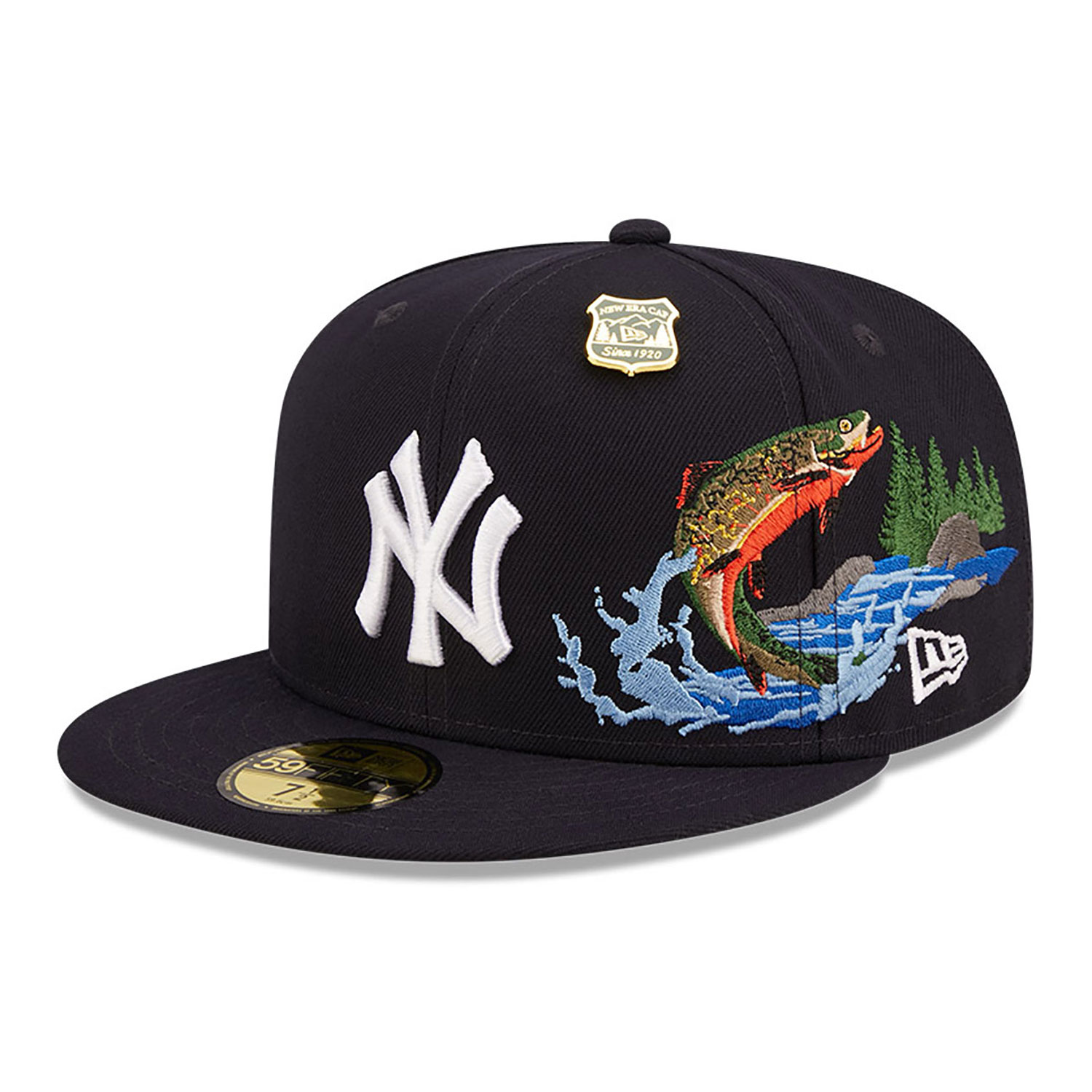 Official New Era New York Yankees MLB State Park Navy 59FIFTY Fitted Cap
