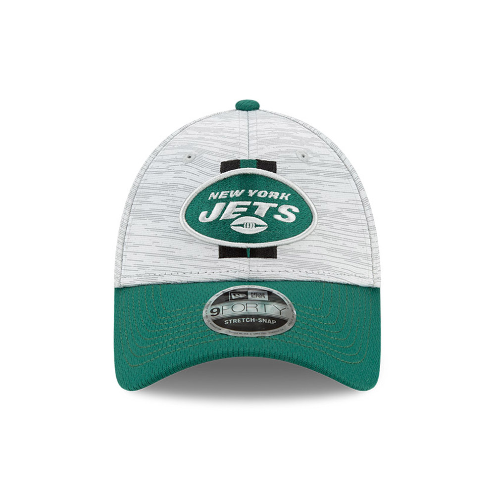 New York Jets NFL Training Green 9FORTY Stretch Snap Cap