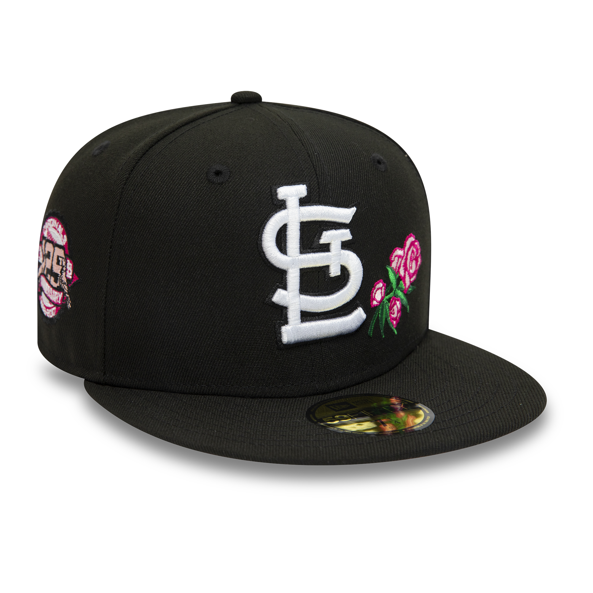 St. Louis Cardinals 125th Anniversary Black 59FIFTY Fitted Cap