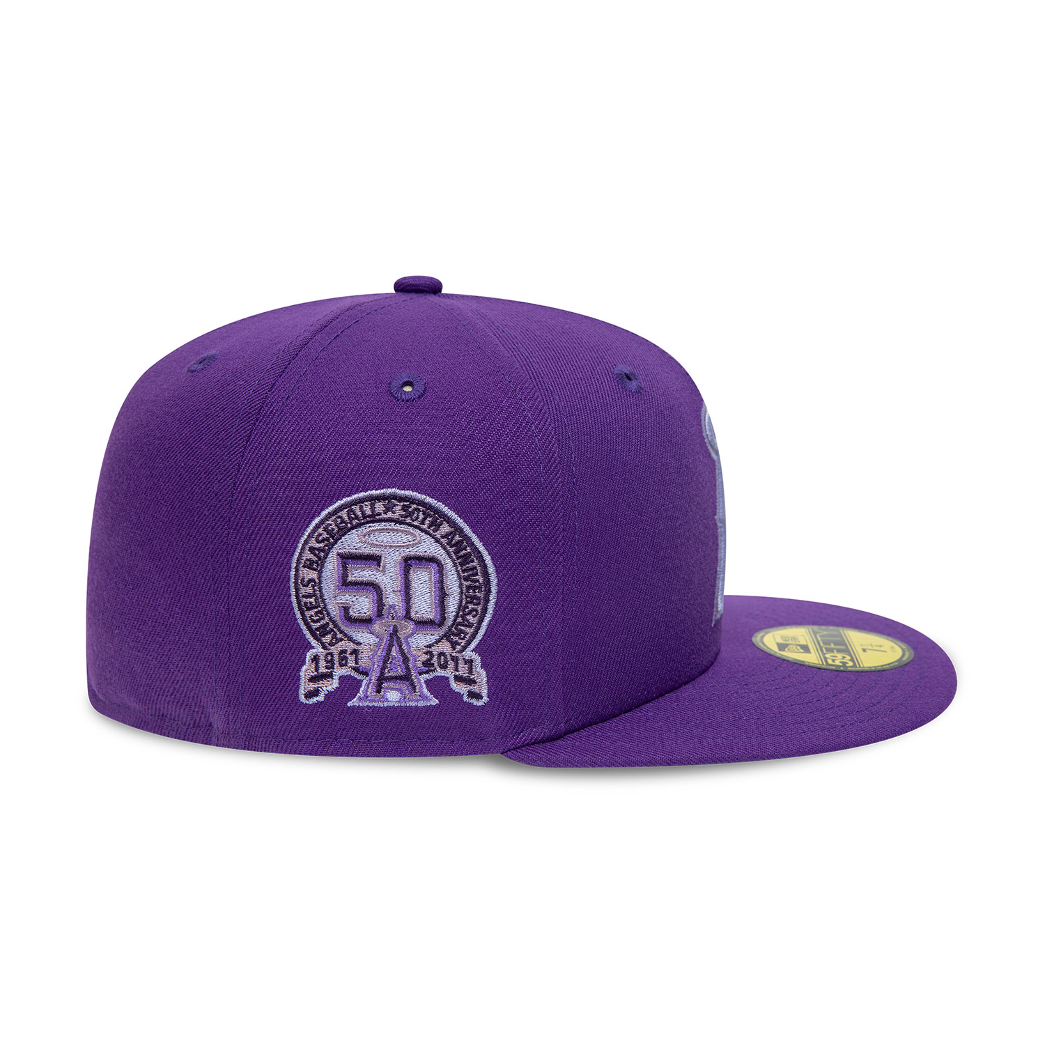 Official New Era LA Angels MLB Deep Purple 59FIFTY Fitted Cap B8223_249 ...