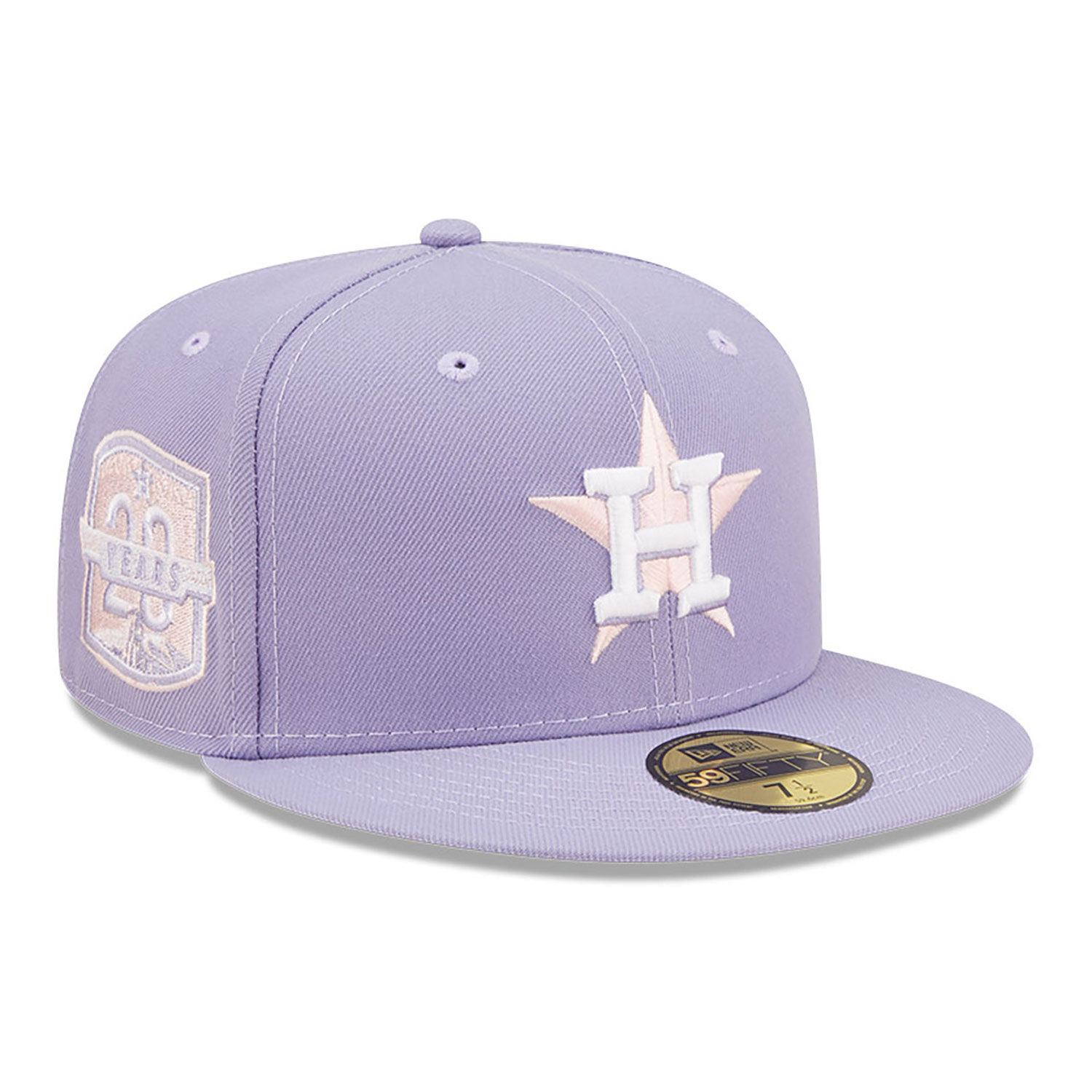 Houston Astros 20 Years Lavender 59FIFTY Fitted Cap