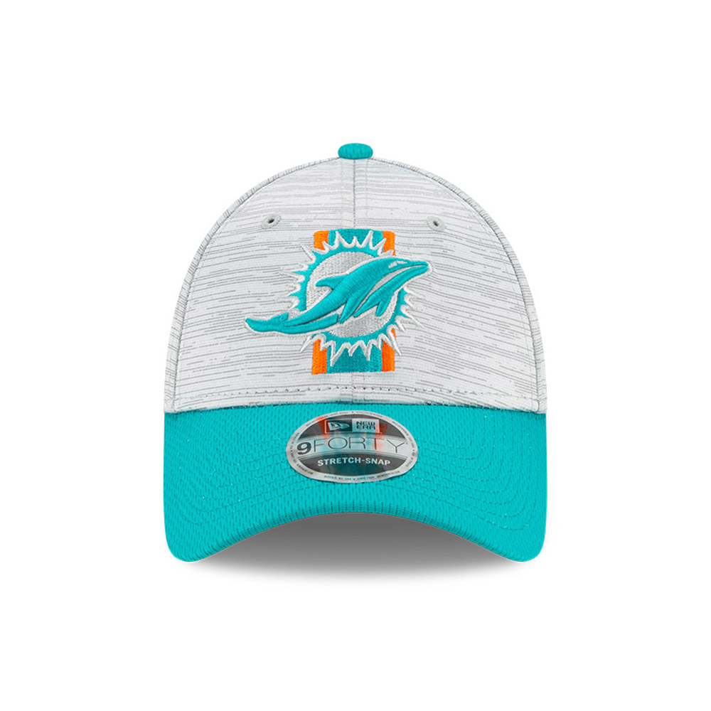 Miami Dolphins NFL Training Blue 9FORTY Stretch Snap Cap