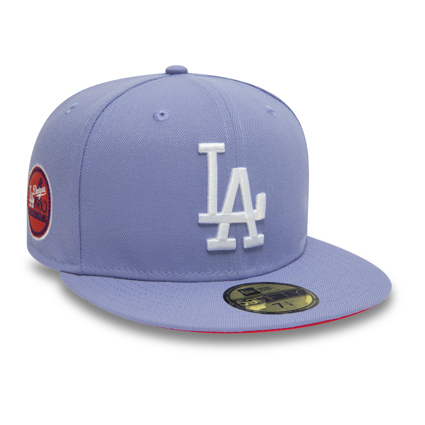 Official New Era LA Dodgers MLB Lavender 59FIFTY Fitted Cap | New Era ...