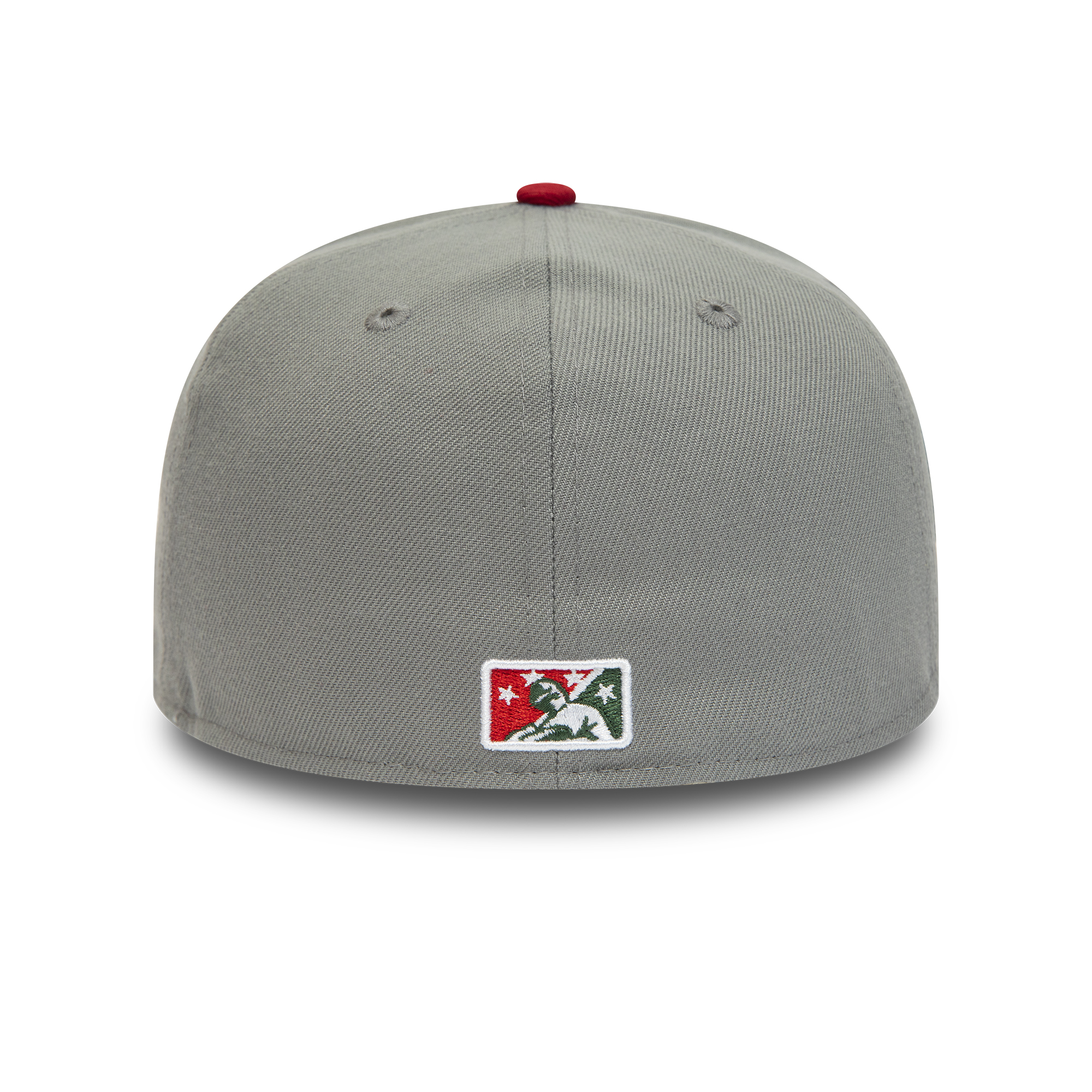Augusta Green Jackets MiLB Grey 59FIFTY Fitted Cap