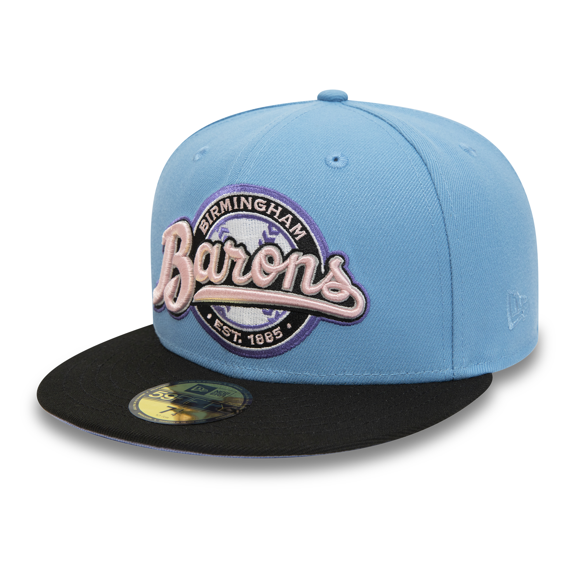 Official New Era Birmingham Barons MiLB Sky Blue 59FIFTY Fitted Cap ...