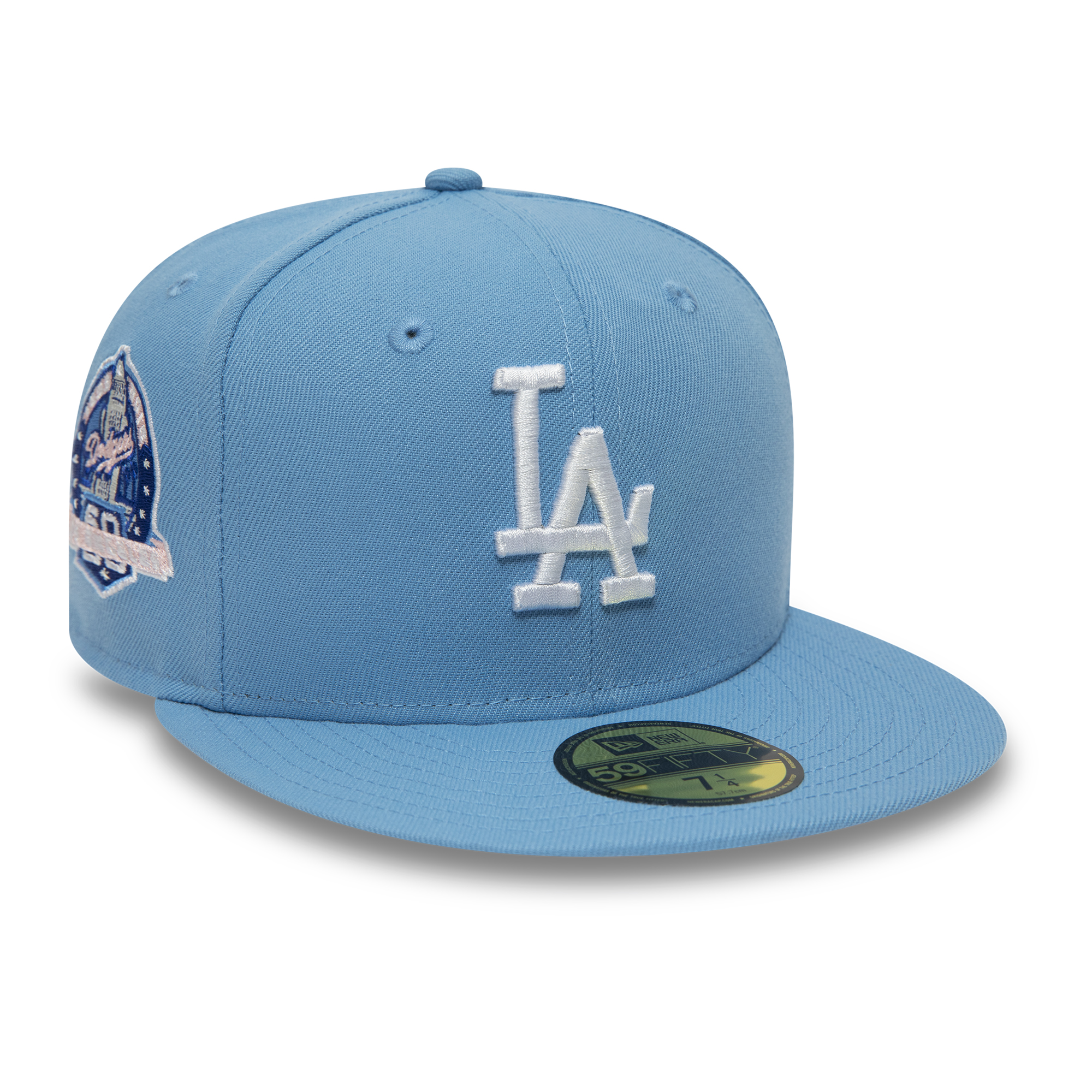 LA Dodgers Pastel Blue 59FIFTY Fitted Cap