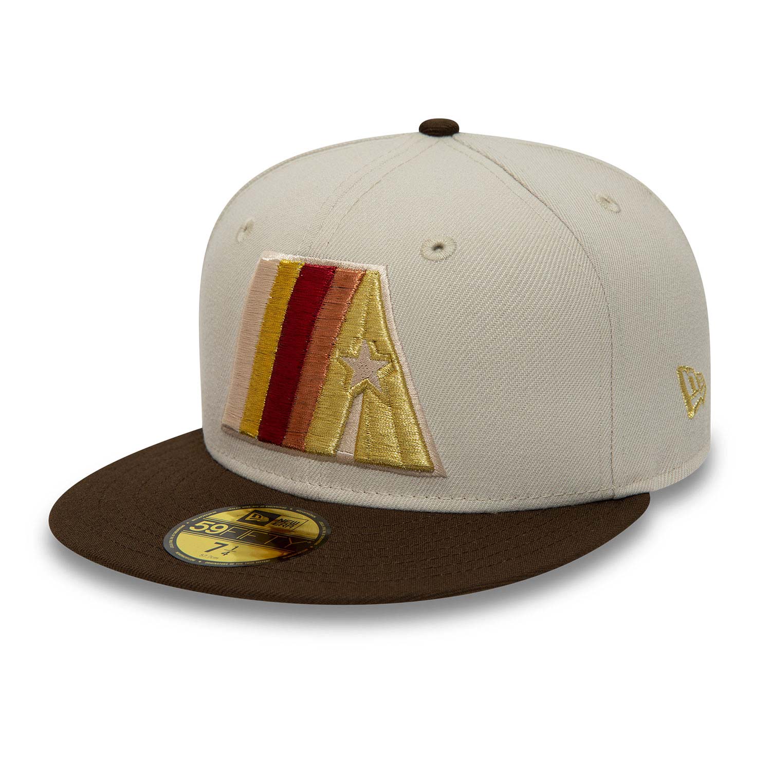 Houston Astros World Series Beige 59FIFTY Fitted Cap