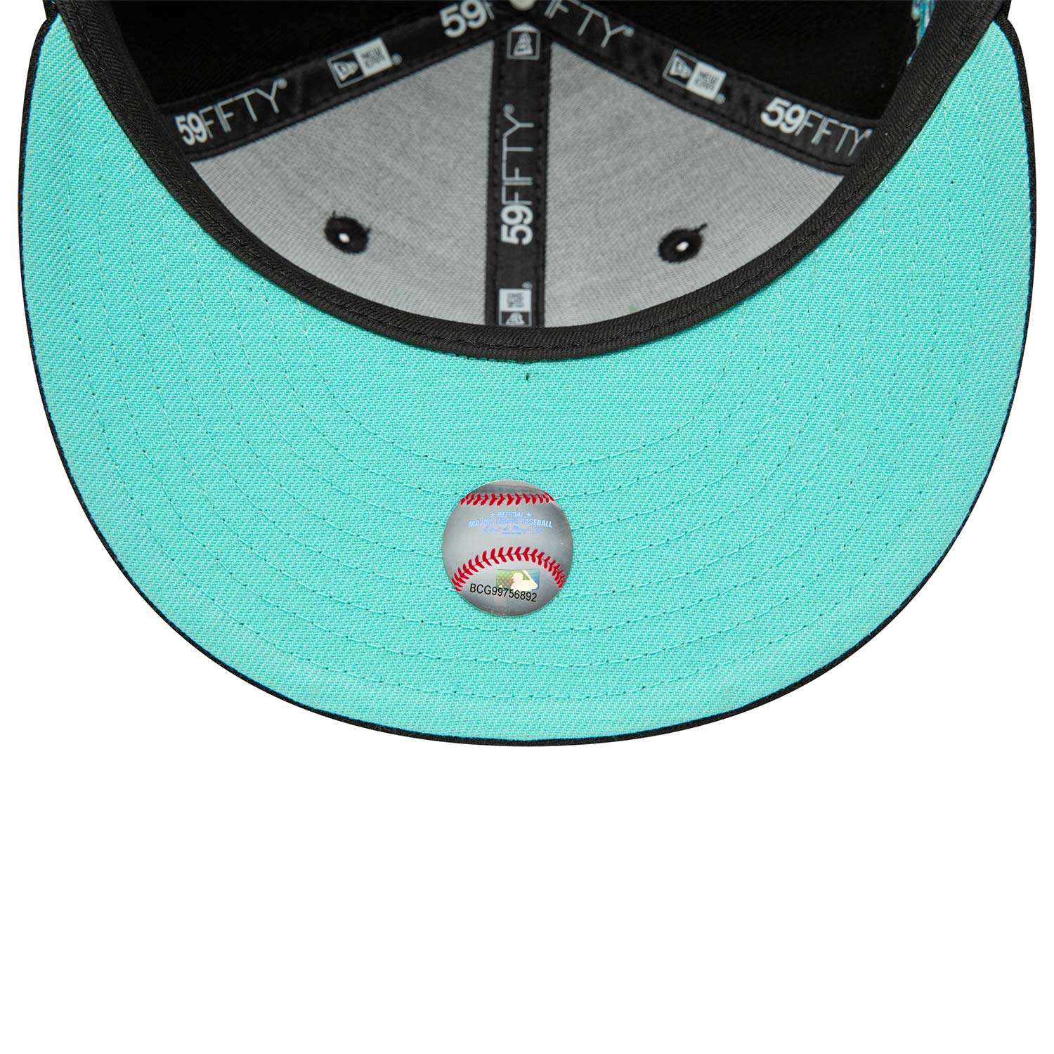Anahiem Angels Black and Blue Tint 59FIFTY Fitted Cap