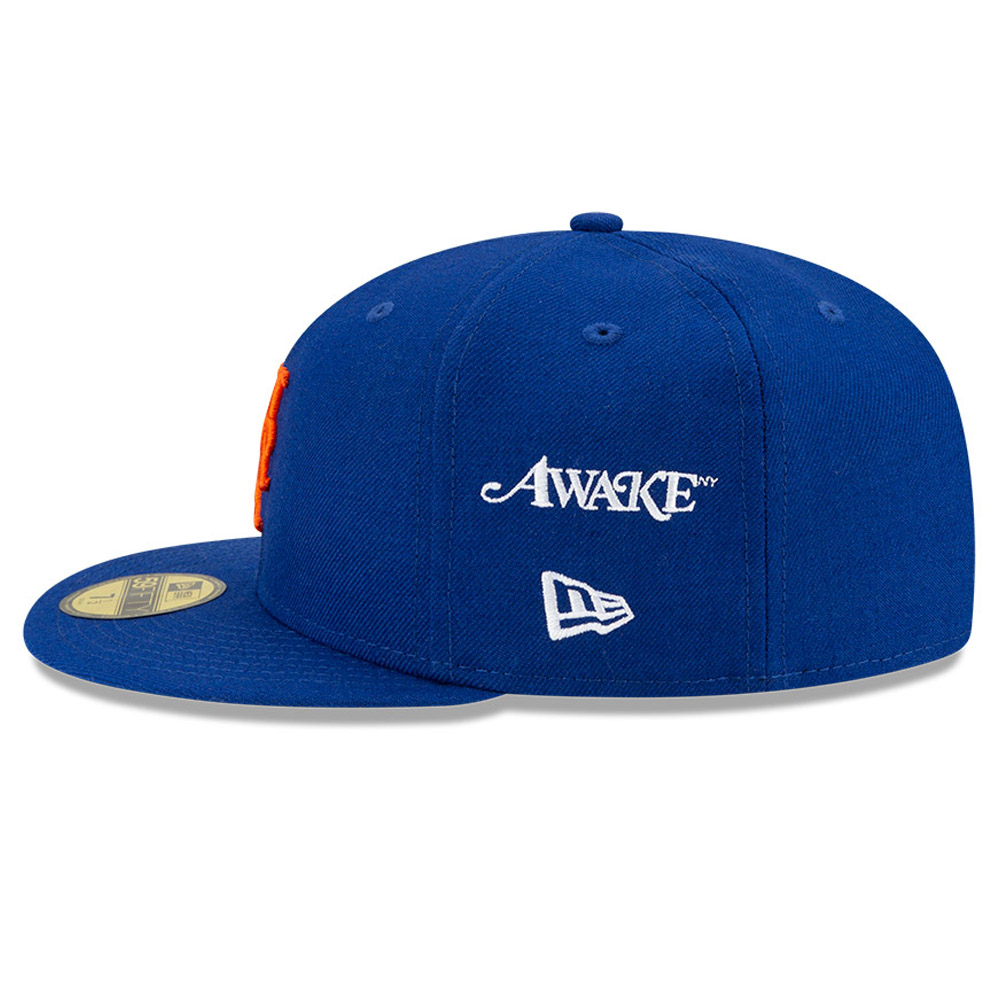 New York Mets Awake x MLB Blue 59FIFTY Cap